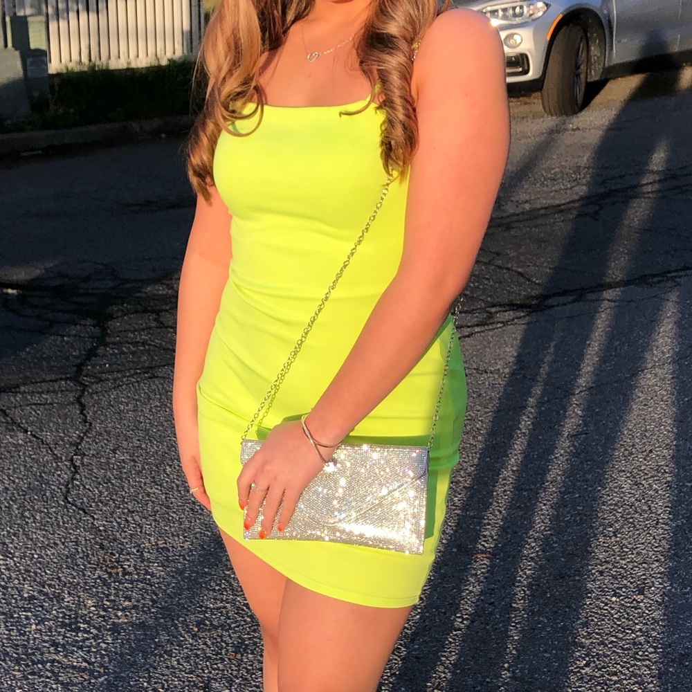 Neon Green Windsor Dress